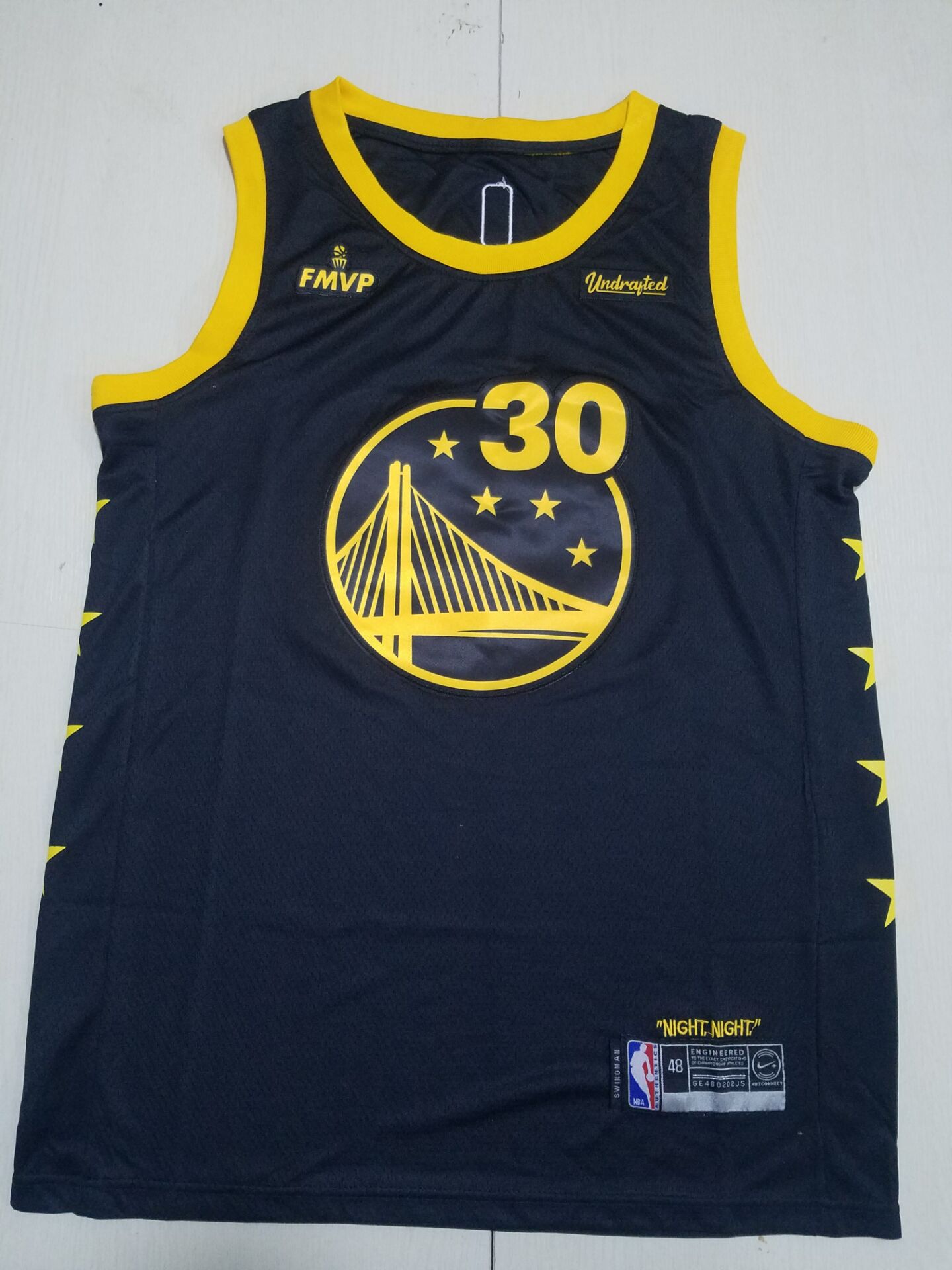 Men Golden State Warriors #30 Curry Black MVP Nike 2022 NBA Jersey->denver nuggets->NBA Jersey